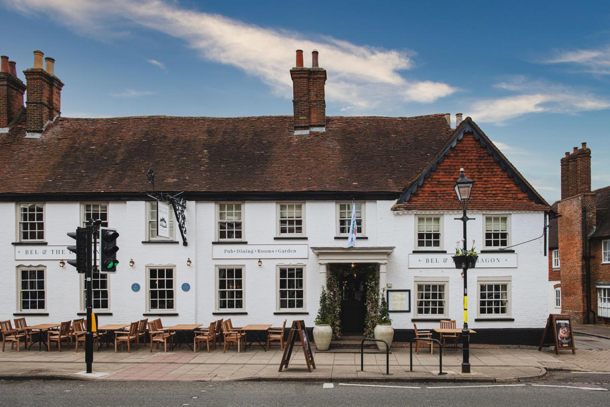 Hotel Bel&The Dragon-Odiham Exterior foto