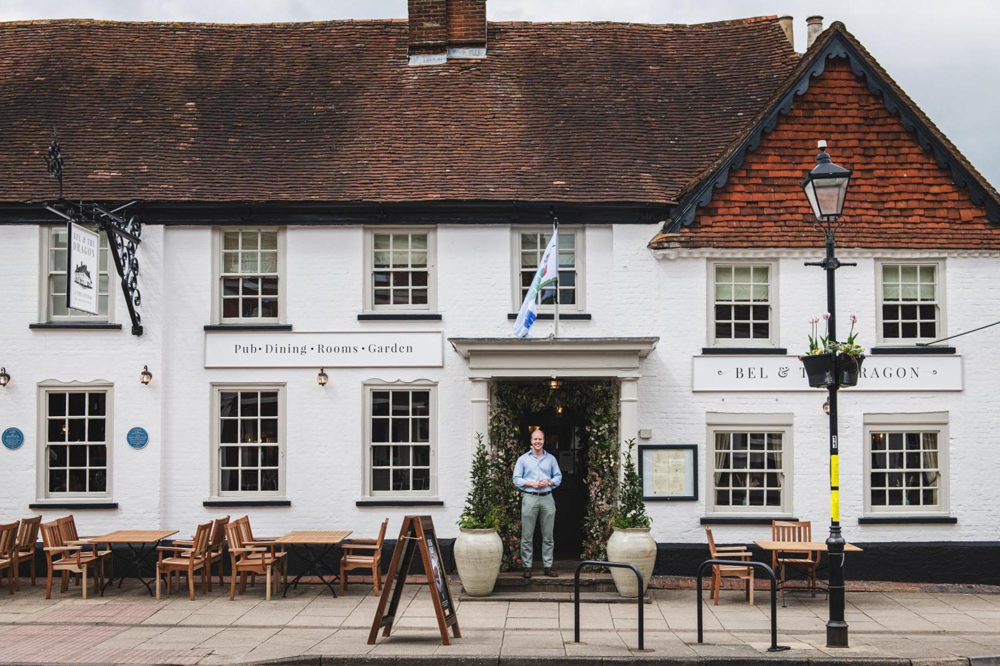 Hotel Bel&The Dragon-Odiham Exterior foto
